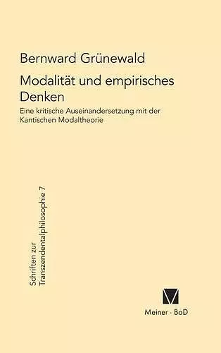 Modalität und empirisches Denken cover