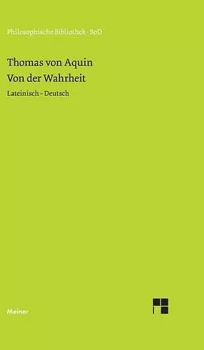 Von der Wahrheit. De veritate (Quaestio I) cover