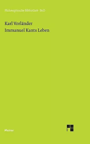 Immanuel Kants Leben cover