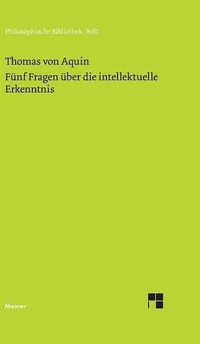 Fünf Fragen über die intellektuelle Erkenntnis cover