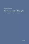 Die Frage nach der Philosophie cover