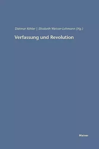 Verfassung und Revolution cover