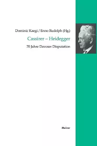 Cassirer - Heidegger cover