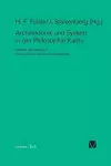 Architektonik und System in der Philosophie Kants cover