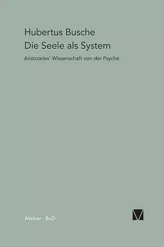 Die Seele als System cover