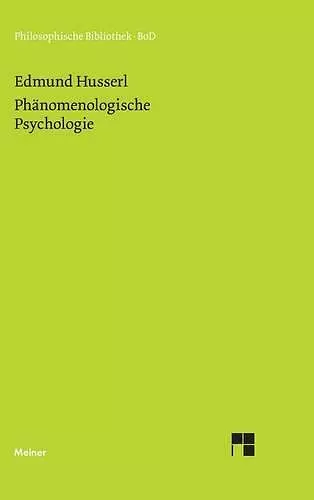 Phänomenologische Psychologie cover