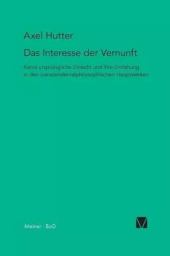 Das Interesse der Vernunft cover