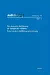 Die deutsche Aufklärung im Spiegel der neueren französischen Aufklärungsforschung cover