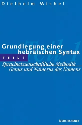 Grundlegung einer hebraischen Syntax, Teil 1 eil 1 cover