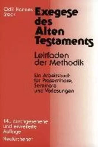 Exegese des Alten Testaments cover