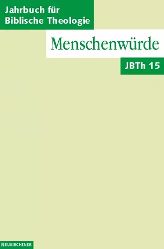 Die Wurde des Menschen cover