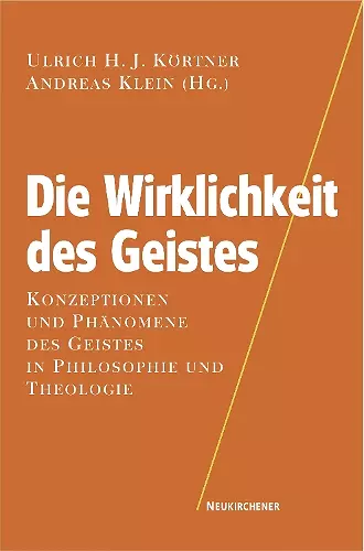 Die Wirklichkeit des Geistes cover