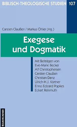 Exegese und Dogmatik cover