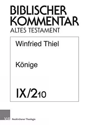 Biblischer Kommentar Altes Testament - Ausgabe in Lieferungen cover