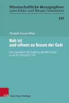 Nah ist und schwer zu fassen der Gott cover