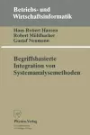 Begriffsbasierte Integration von Systemanalysemethoden cover