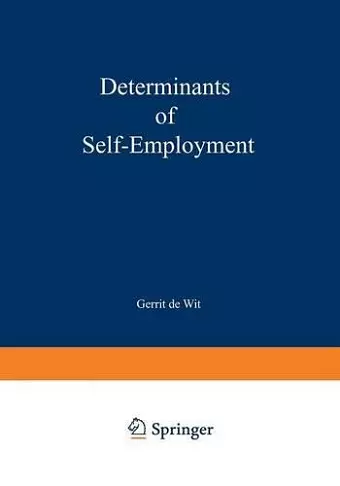 Determinants of Self-employment cover