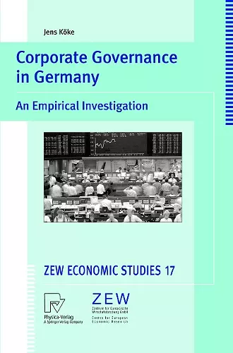 Corporate Governance in Germany cover