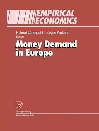 Money Demand in Europe cover