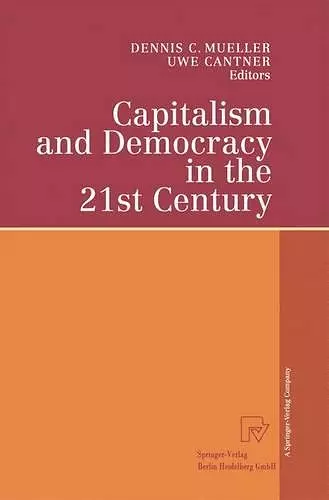 Capitalism and Democracy in the 21st Century cover