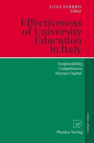 Effectiveness of University Education in Italy cover