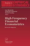 High Frequency Financial Econometrics cover