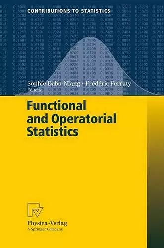 Functional and Operatorial Statistics cover