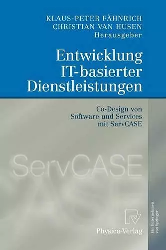 Entwicklung IT-basierter Dienstleistungen cover