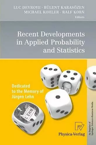 Recent Developments in Applied Probability and Statistics cover