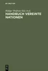 Handbuch Vereinte Nationen cover