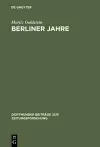 Berliner Jahre cover