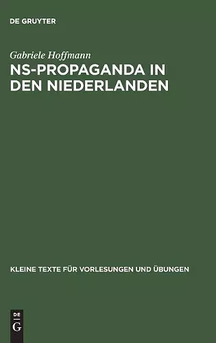 NS-Propaganda in den Niederlanden cover