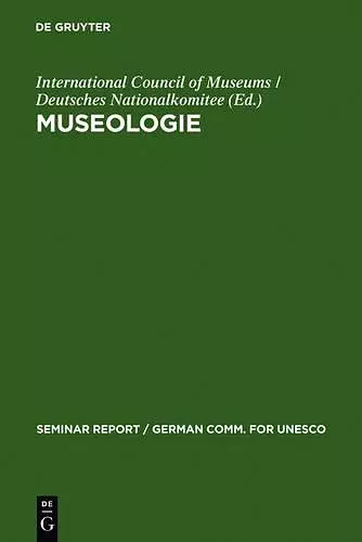 Museologie cover