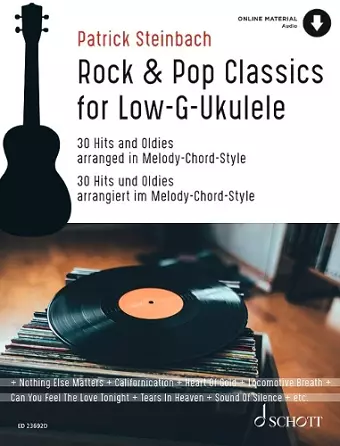 Rock & Pop Classics for "Low G"-Ukulele cover