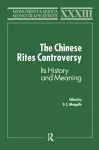 The Chinese Rites Controversy cover