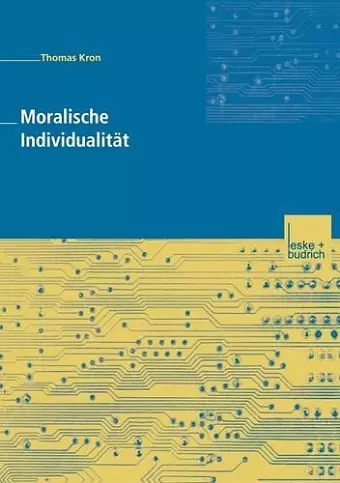 Moralische Individualität cover