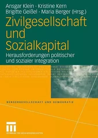 Zivilgesellschaft und Sozialkapital cover