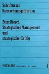 Strategisches Management Und Strategischer Erfolg cover