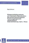 Wissenschaftstheoretische Und -Historische Rekonstruktion Des Klinisch-Psychologischen Forschungsprogramms «Systematische Desensibilisierung» Nach J. Wolpe cover