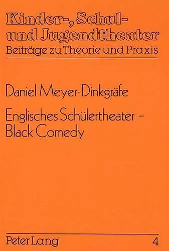 Englisches Schuelertheater - Black Comedy cover