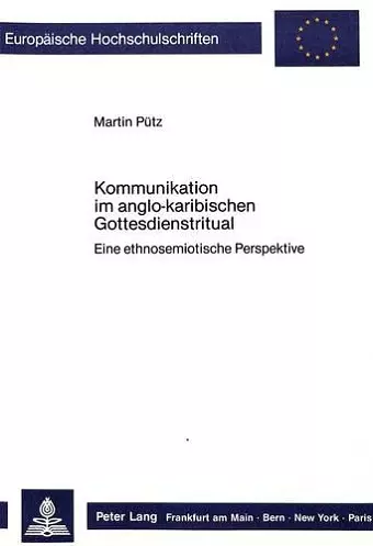 Kommunikation Im Anglo-Karibischen Gottesdienstritual cover