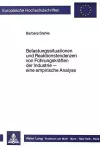 Belastungssituationen Und Reaktionstendenzen Von Fuehrungskraeften Der Industrie cover
