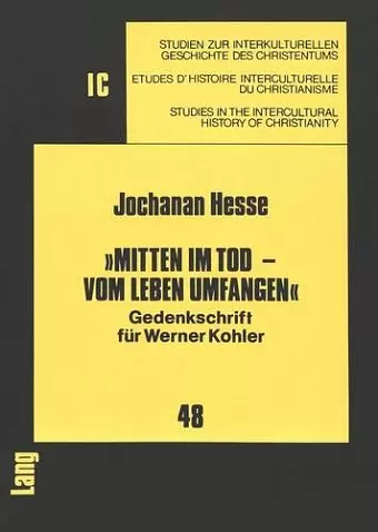 «Mitten Im Tod - Vom Leben Umfangen» cover