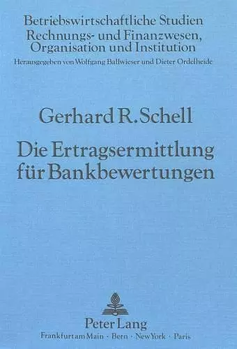 Die Ertragsermittlung Fuer Bankbewertungen cover