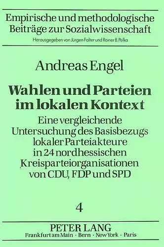 Wahlen Und Parteien Im Lokalen Kontext cover