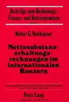 Nettosubstanzerhaltungsrechnungen Im Internationalen Konzern cover