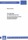 Von Der Fehl- Zur Selbststeuerung? cover