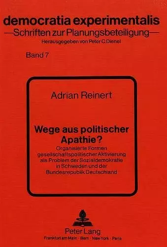 Wege Aus Politischer Apathie? cover