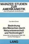 Bedrohung Des Menschen Durch Naturwissenschaft Und Technologie? cover