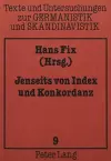 Jenseits Von Index Und Konkordanz cover